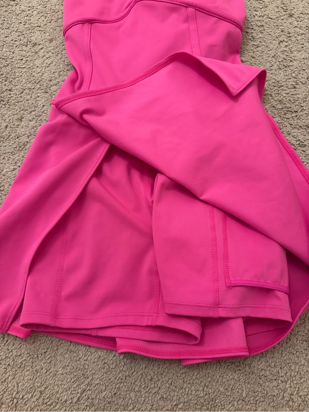 NWOT Free People Movement Drop Shot UV Protection Skortsie Dress Fuchsia Size XS - Picture 6 of 8
